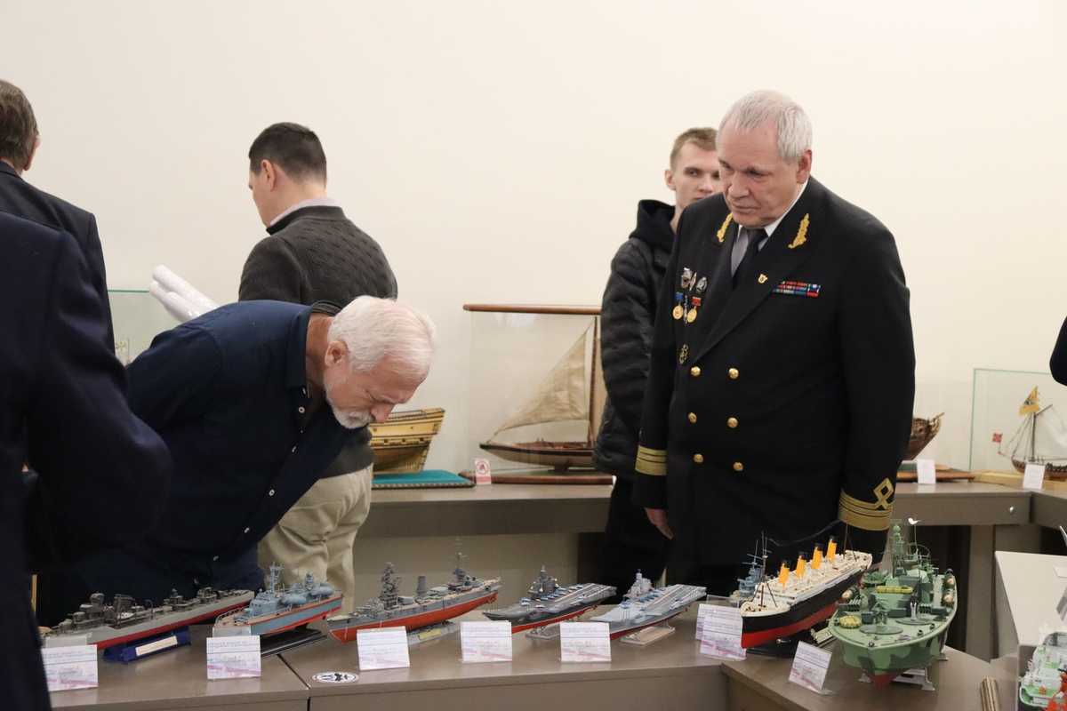 Открытие конкурса по стендовому судомоделизму.