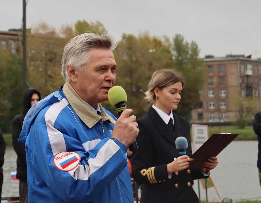 Шлюпочная регата на базе академии.