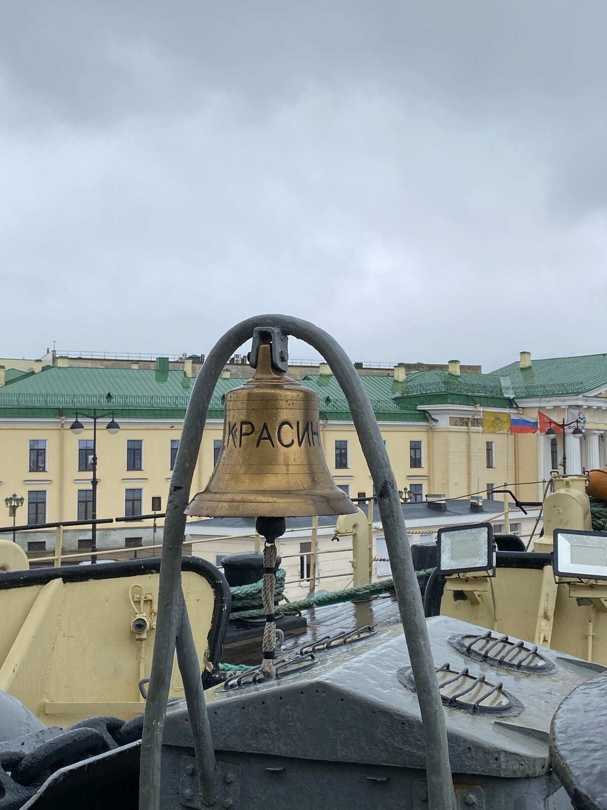 Полярная звезда на ледоколе Красин