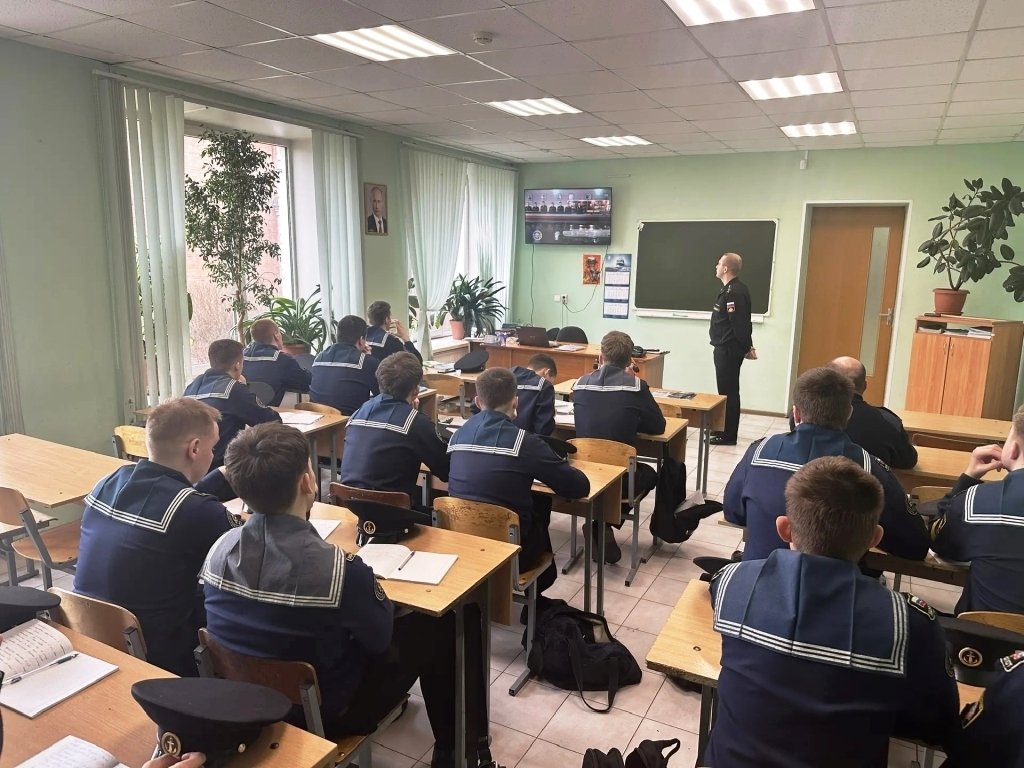 Представители военно-морской академии в гостях у курсантов. Представители военно-морской академии в гостях у курсантов.