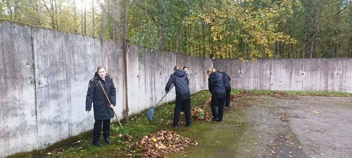 Субботник в Сосновой Поляне Субботник в Сосновой Поляне