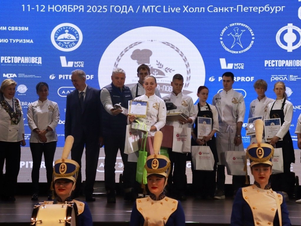 Курсант Морской технической академии заняла второе место на конкурсе «Лучший шеф-повар петербургской кухни» среди юниоров