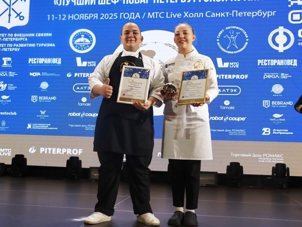 Курсант Морской технической академии заняла второе место на конкурсе «Лучший шеф-повар петербургской кухни» среди юниоров