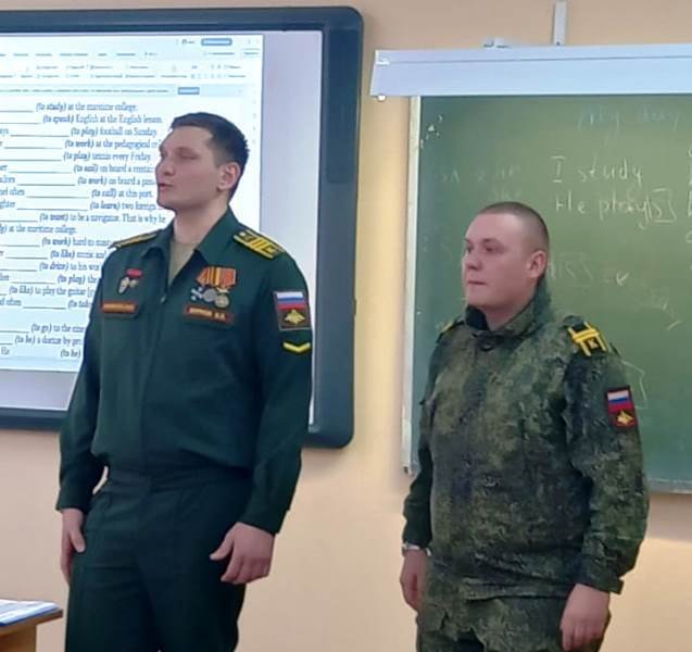 Встреча первокурсников с представителями Михайловской военной академии