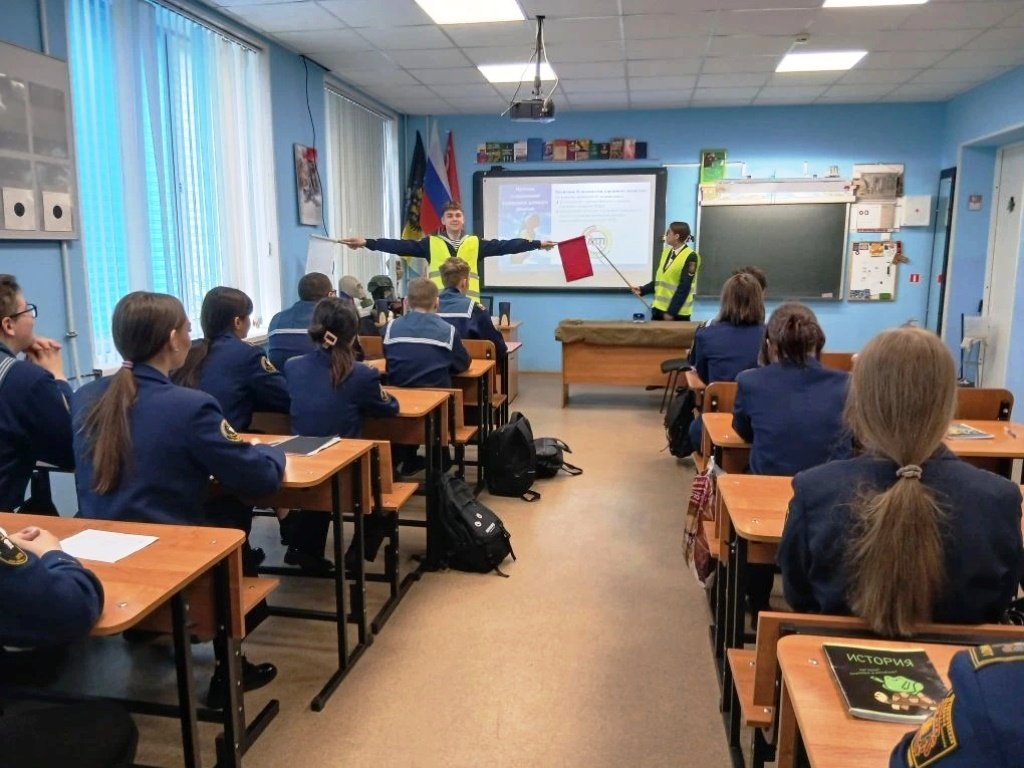 Говорили о правилах дорожной безопасности