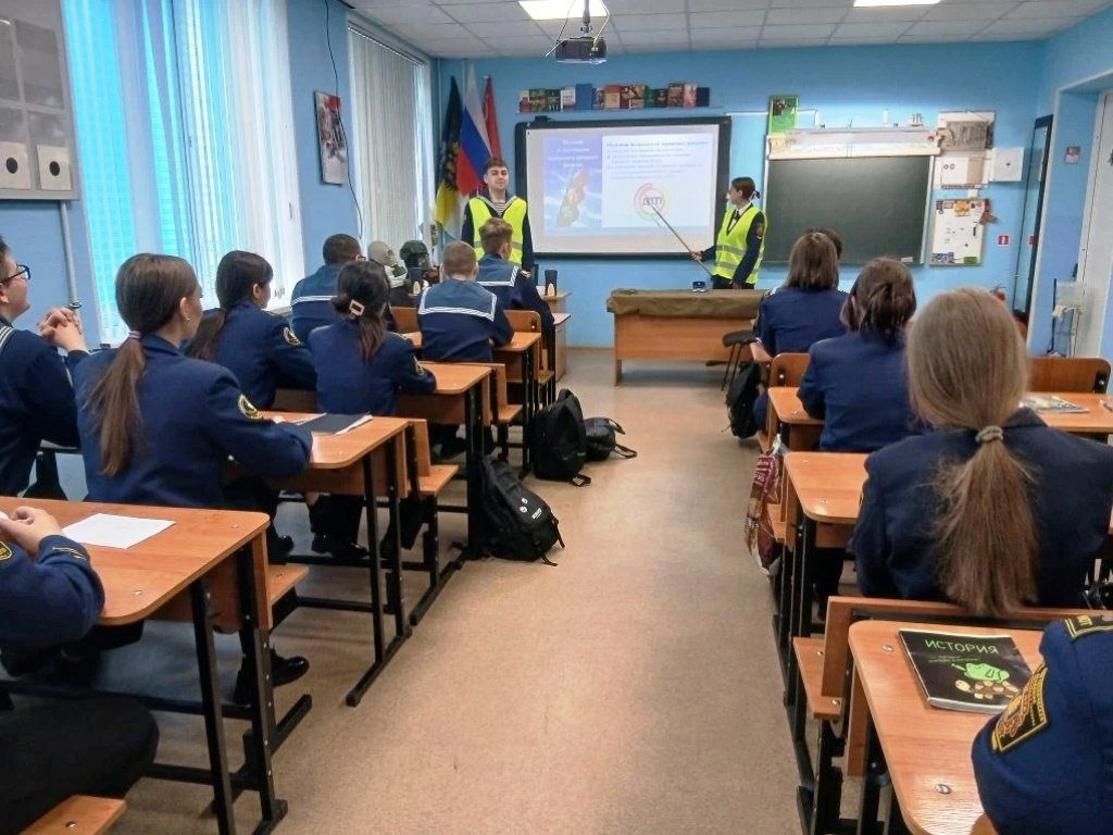 Говорили о правилах дорожной безопасности