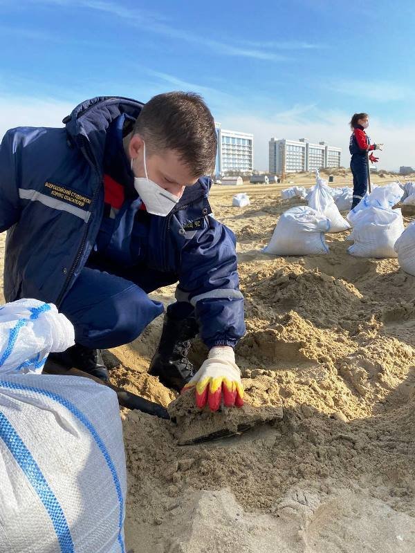 Курсанты МТА на устранении экологической катастрофы Курсанты МТА на устранении экологической катастрофы