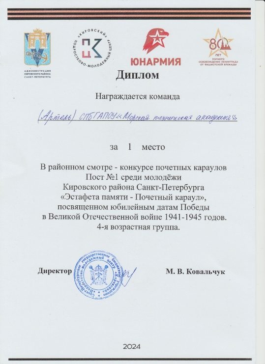 Пост № 1 Пост № 1