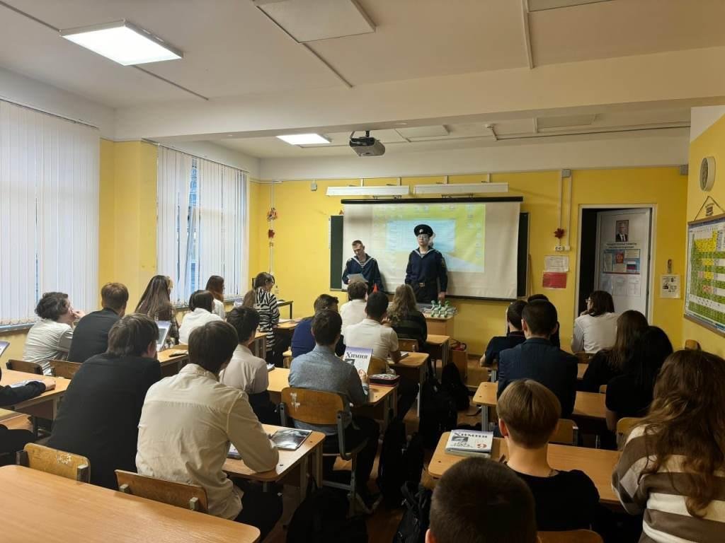 Посетили своих одноклассников